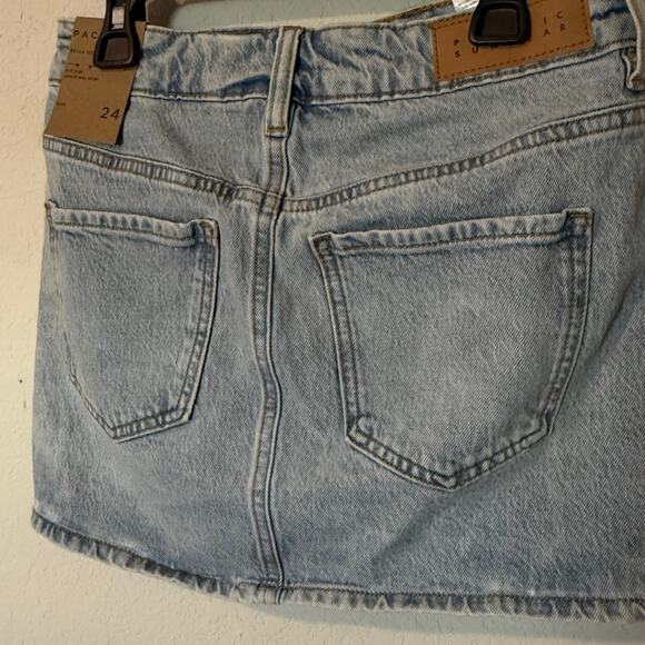 NWT pacsun denim miniskirt size 24 - Picture 5 of 5